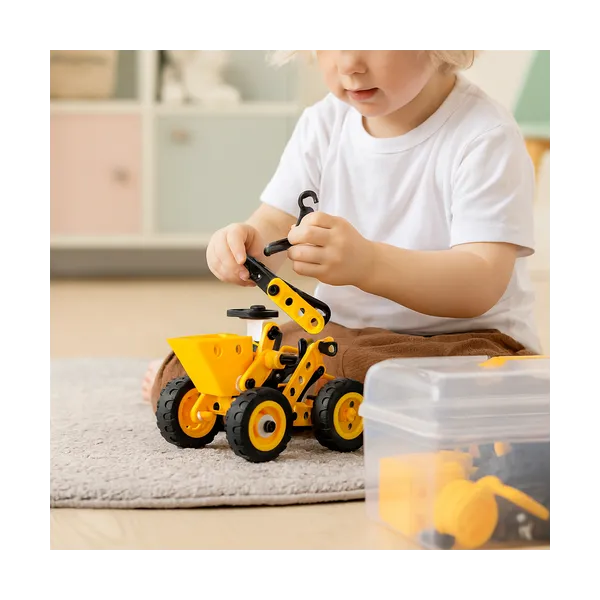 Construction blocks - vehicles 100 pieces ISO TRAD | Osta veebist — Megaluks