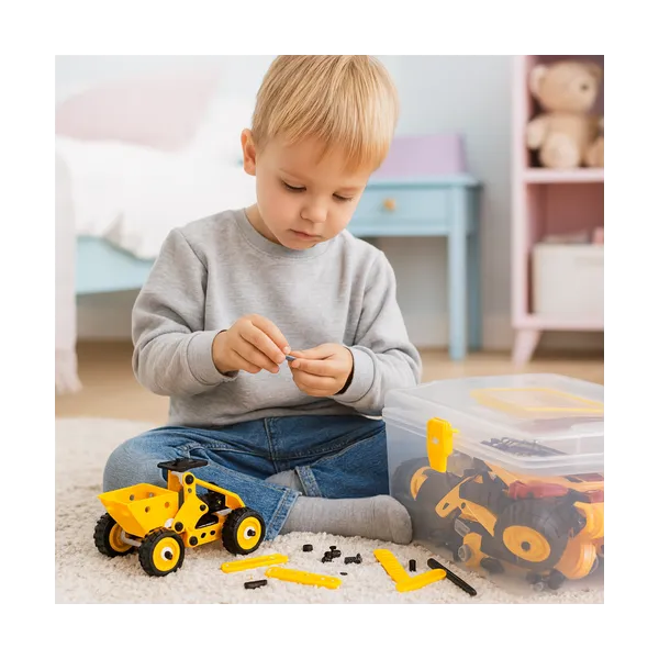 Construction blocks - vehicles 100 pieces ISO TRAD | Osta veebist — Megaluks