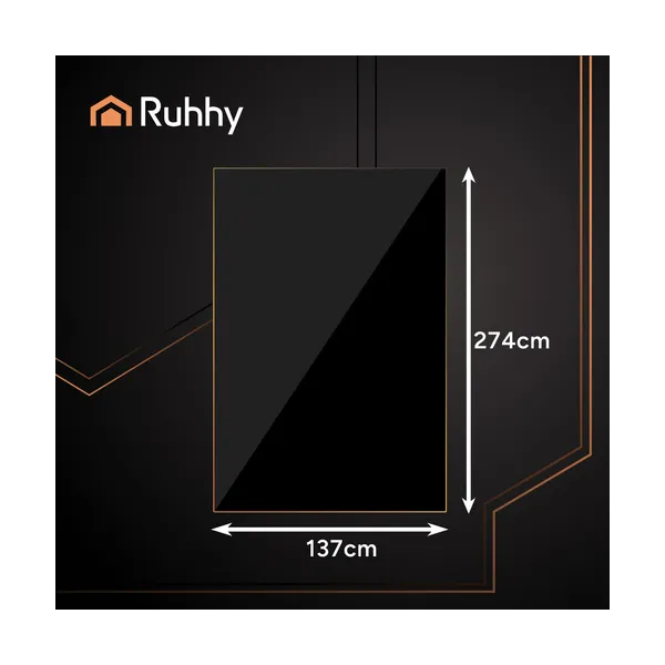 Decorative foil tablecloth black Ruhhy 26569 | Pirkt tiešsaistē — Megaluks