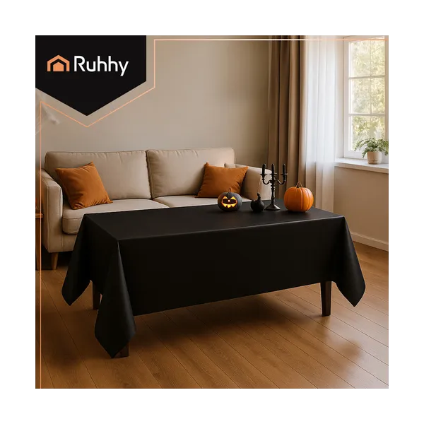 Decorative foil tablecloth black Ruhhy 26569 | Pirkt tiešsaistē — Megaluks