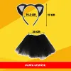 Kitten Costume - Black 4-Piece Kruzzel 26518 | Pirkt tiešsaistē — Megaluks