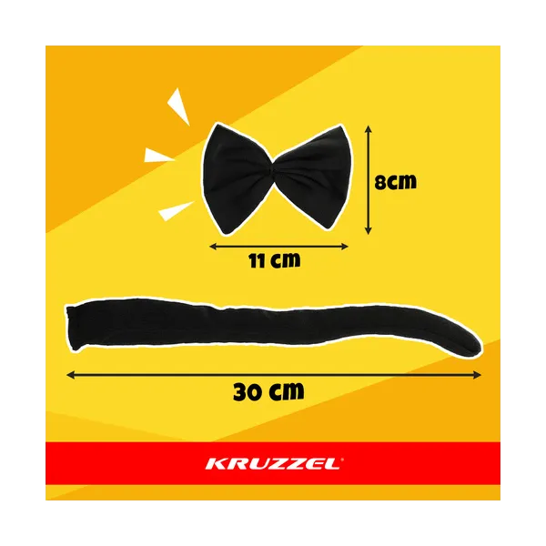 Kitten Costume - Black 4-Piece Kruzzel 26518 | Pirkt tiešsaistē — Megaluks