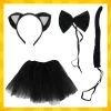 Kitten Costume - Black 4-Piece Kruzzel 26518 | Pirkt tiešsaistē — Megaluks