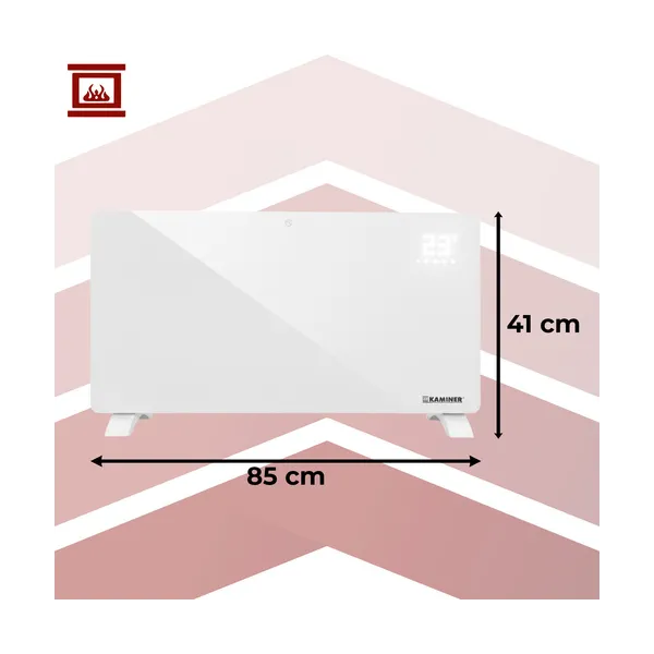 Zelva Kaminer 26573 electric glass radiator | Osta veebist — Megaluks