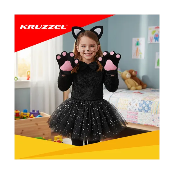 7-piece cat costume - black Kruzzel 26745 | Buy online — Megaluks