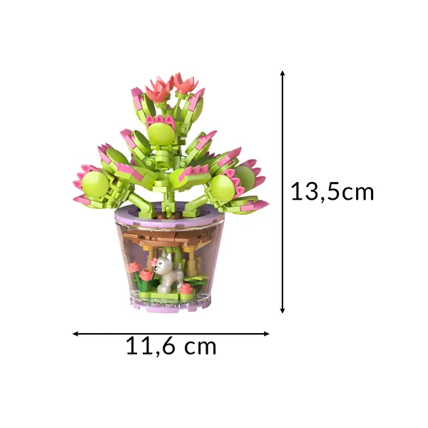Construction blocks - flowers 172 pcs 26459 | Buy online — Megaluks