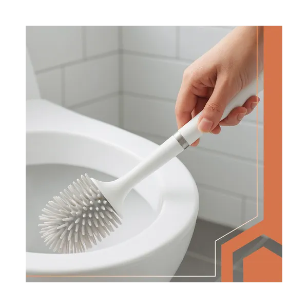 Silicone bathroom brush white Ruhhy 25881