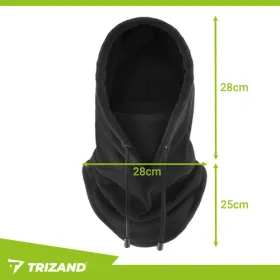 Žieminis šalikas - juodas Trizand 26127 | Pirkti internetu — Megaluks