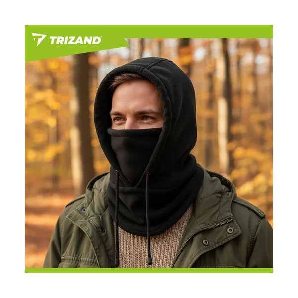 Žieminis šalikas - juodas Trizand 26127 | Pirkti internetu — Megaluks