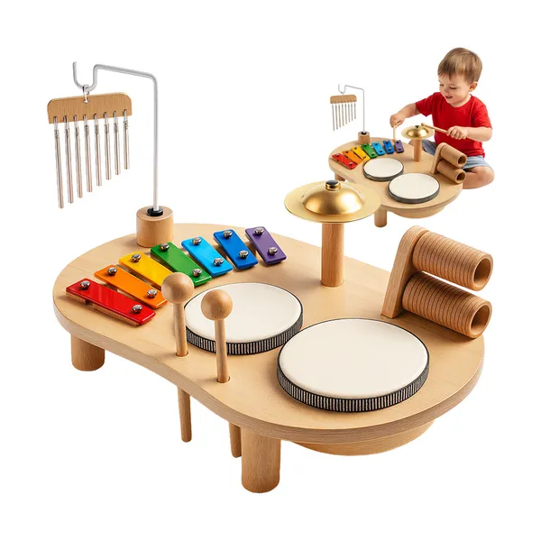 Kruzzel 26420 wooden music table | Osta veebist — Megaluks