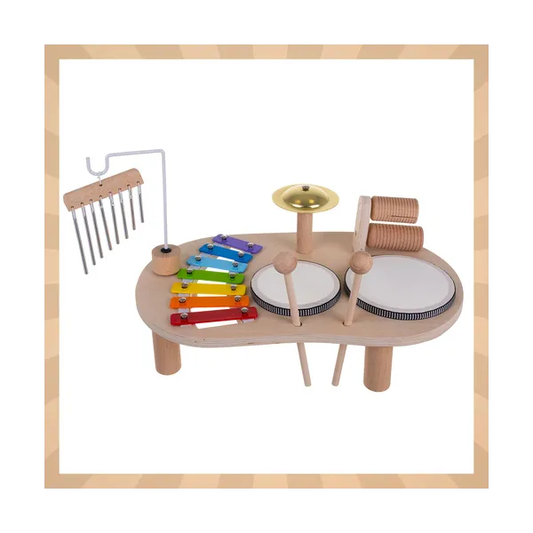 Kruzzel 26420 wooden music table | Osta veebist — Megaluks