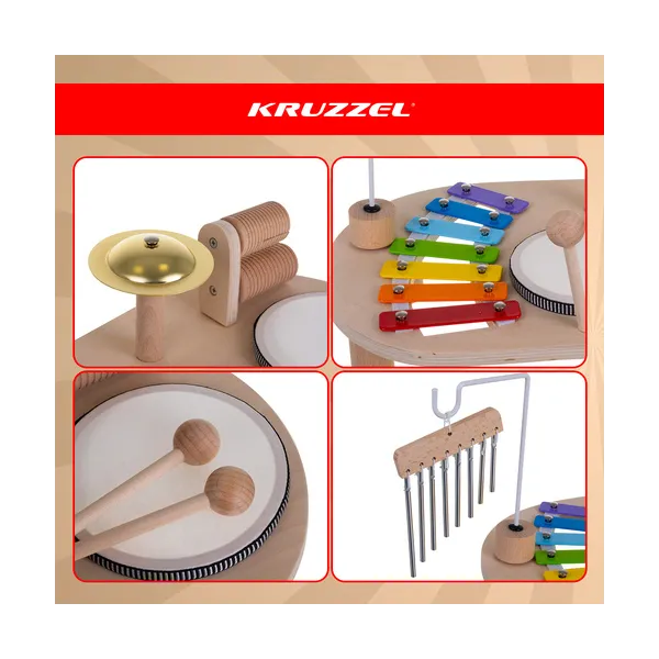 Kruzzel 26420 wooden music table | Osta veebist — Megaluks