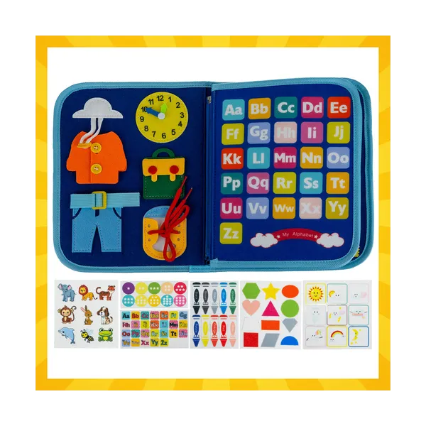 Manipulative book - blue Kruzzel 26881 | Pirkt tiešsaistē — Megaluks