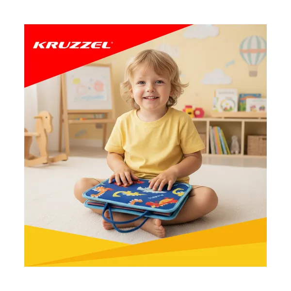 Manipulative book - blue Kruzzel 26881 | Pirkt tiešsaistē — Megaluks