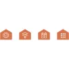 LED candle/insert 12.5x5cm 4pcs Ruhhy 26485 | Osta verkosta — Megaluks