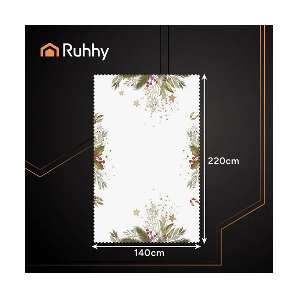 Kalėdinė staltiesė 220x140cm Ruhhy 26378 | Pirkti internetu — Megaluks