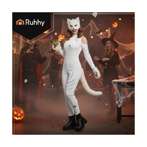 Костюм кошки/лисы, 4 предмета, белый, Ruhhy 262 | Купить онлайн — Megaluks