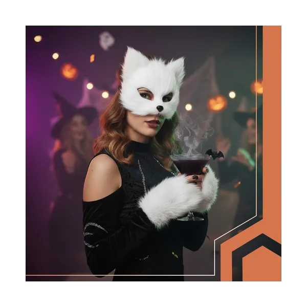 Костюм кошки/лисы, 4 предмета, белый, Ruhhy 262 | Купить онлайн — Megaluks
