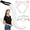 3-piece cat/fox costume, white, Ruhhy 26584 | Osta veebist — Megaluks