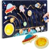 Wooden puzzle - solar system Kruzzel 26696 | Osta verkosta — Megaluks