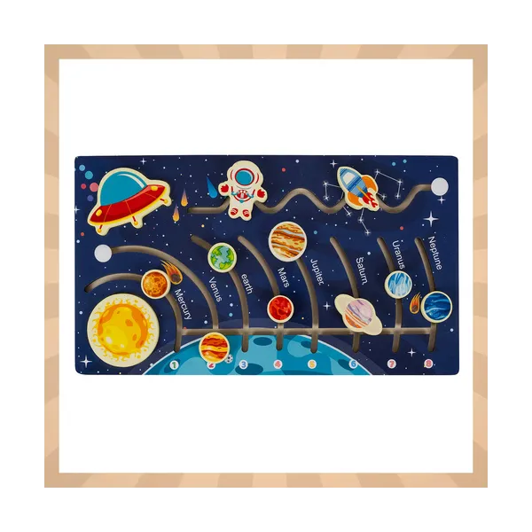 Wooden puzzle - solar system Kruzzel 26696 | Osta verkosta — Megaluks