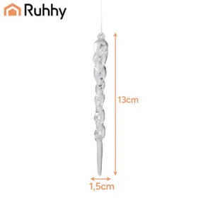 Christmas tree icicles 12 pcs Ruhhy 25377 | Osta veebist — Megaluks