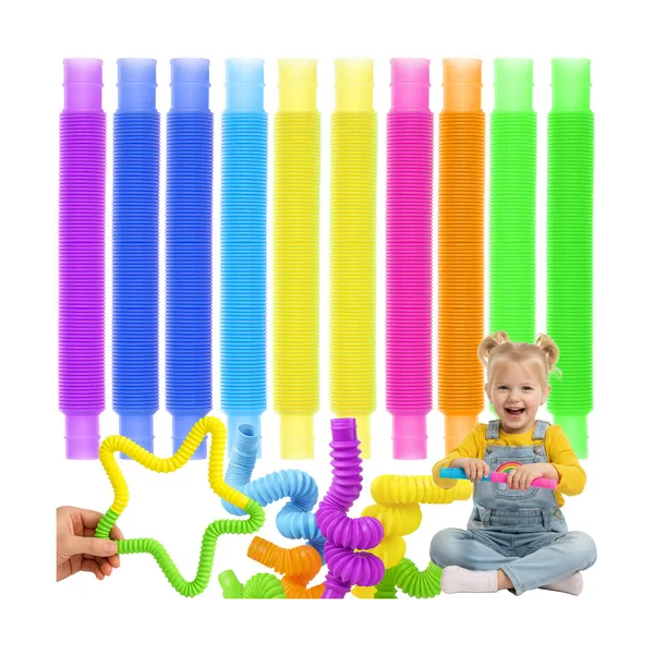 Sensory tubes - 10 pcs. Kruzzel 26693 | Pirkt tiešsaistē — Megaluks