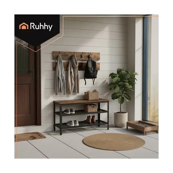Shoe rack with hanger 73cm Ruhhy 27037