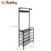 Standing shelf with hanger 189cm Ruhhy 27035 | Osta verkosta — Megaluks