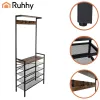 Standing shelf with hanger 189cm Ruhhy 27035 | Osta verkosta — Megaluks
