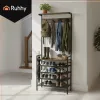 Standing shelf with hanger 189cm Ruhhy 27035 | Osta verkosta — Megaluks