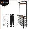 Standing shelf with hanger 189cm Ruhhy 27035 | Osta verkosta — Megaluks