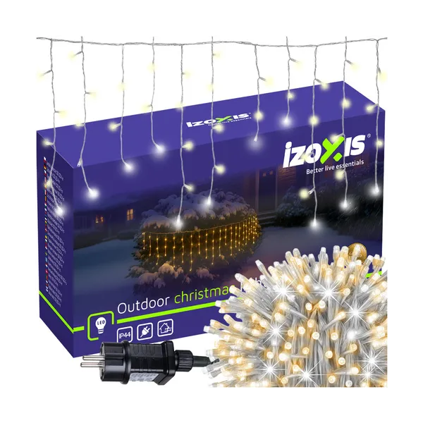 Outdoor lights 100LED 4m Izoxis 26858