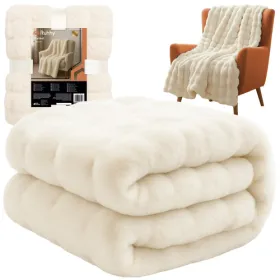 Blanket 1.6x1m white Ruhhy 26493 | Pirkt tiešsaistē — Megaluks