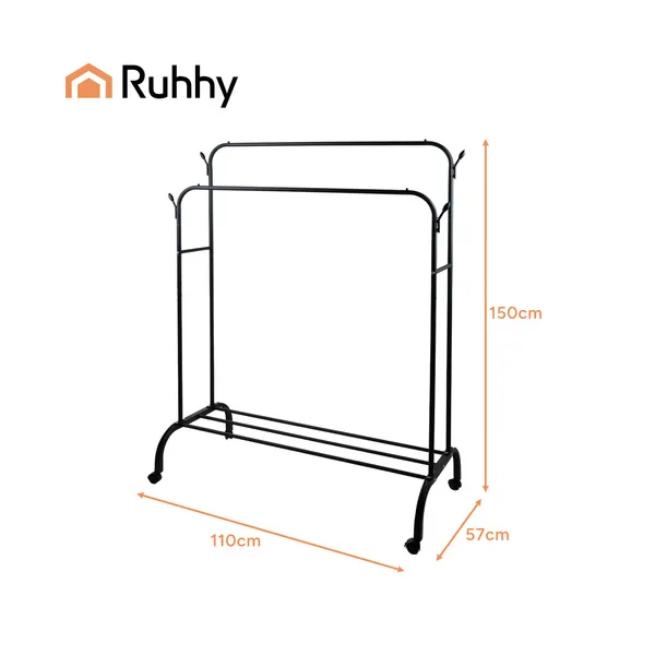 Ruhhy 27084 clothes hanger on wheels