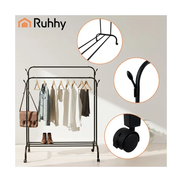 Ruhhy 27084 clothes hanger on wheels