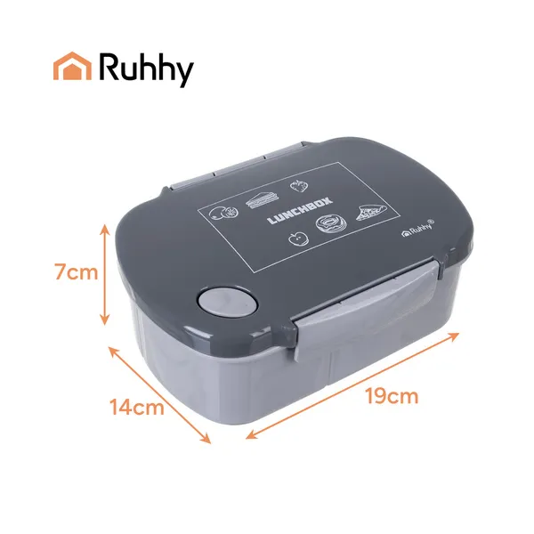 Lunchbox 800ml gray Ruhhy 26169 | Osta verkosta — Megaluks