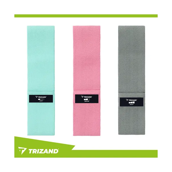 Set of exercise bands - 3 pcs Trizand 25876 | Pirkt tiešsaistē — Megaluks