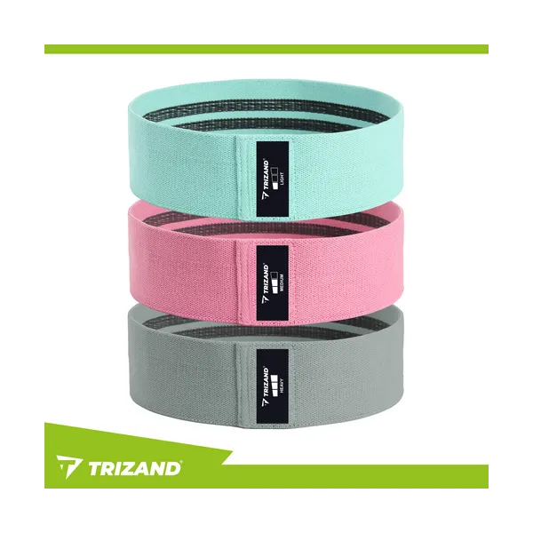 Set of exercise bands - 3 pcs Trizand 25876 | Pirkt tiešsaistē — Megaluks