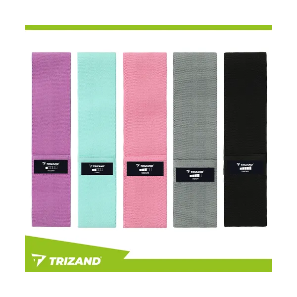 Set of exercise bands - 5 pcs Trizand 25877 | Pirkt tiešsaistē — Megaluks