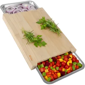 Bamboo board with containers Ruhhy 25707 | Osta veebist — Megaluks