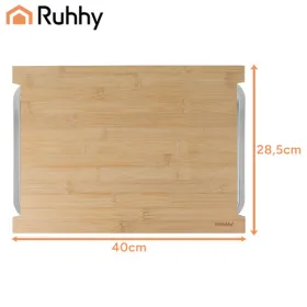 Bamboo board with containers Ruhhy 25707 | Osta veebist — Megaluks