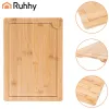Bamboo cutting board - 3 pcs + Ruhhy stand | Pirkt tiešsaistē — Megaluks