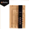 Bamboo cutting board - 3 pcs + Ruhhy stand | Pirkt tiešsaistē — Megaluks