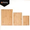 Bamboo cutting board - 3 pcs + Ruhhy stand | Pirkt tiešsaistē — Megaluks