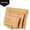 Bamboo cutting board - 3 pcs + Ruhhy stand | Pirkt tiešsaistē — Megaluks