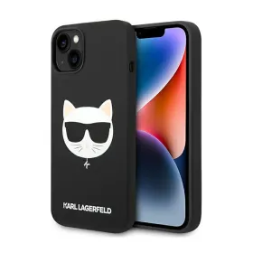 Karl Lagerfeld Choupette Head MagSafe Silicone - Case for iPhone 14 Plus (Black)