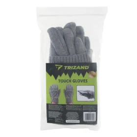 R26073 Touchscreen Gloves - Gray Trizand