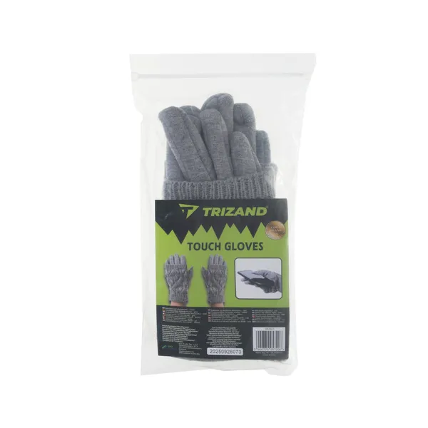 R26073 Touchscreen Gloves - Gray Trizand