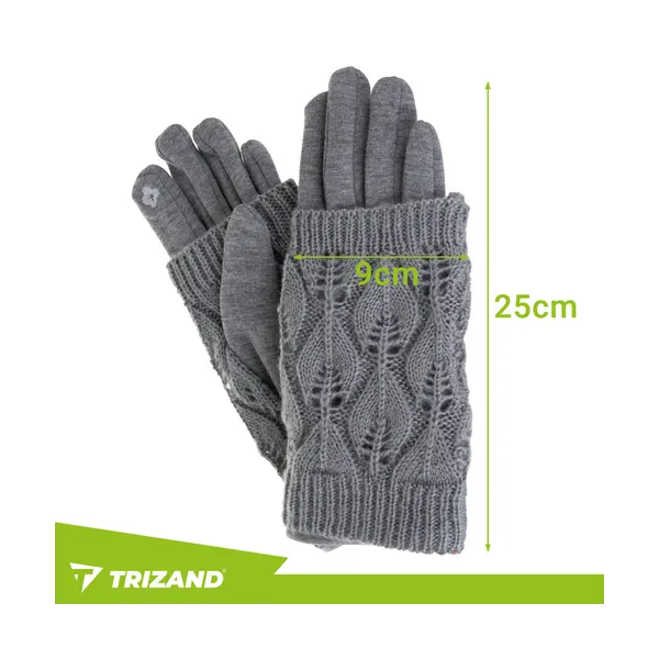 R26073 Touchscreen Gloves - Gray Trizand